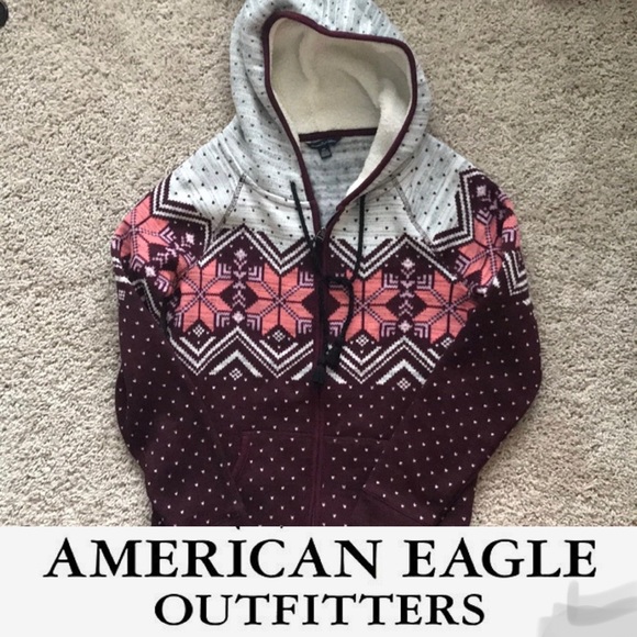 American Eagle Outfitters Tops - American Eagle full zip hooded sweatshirt